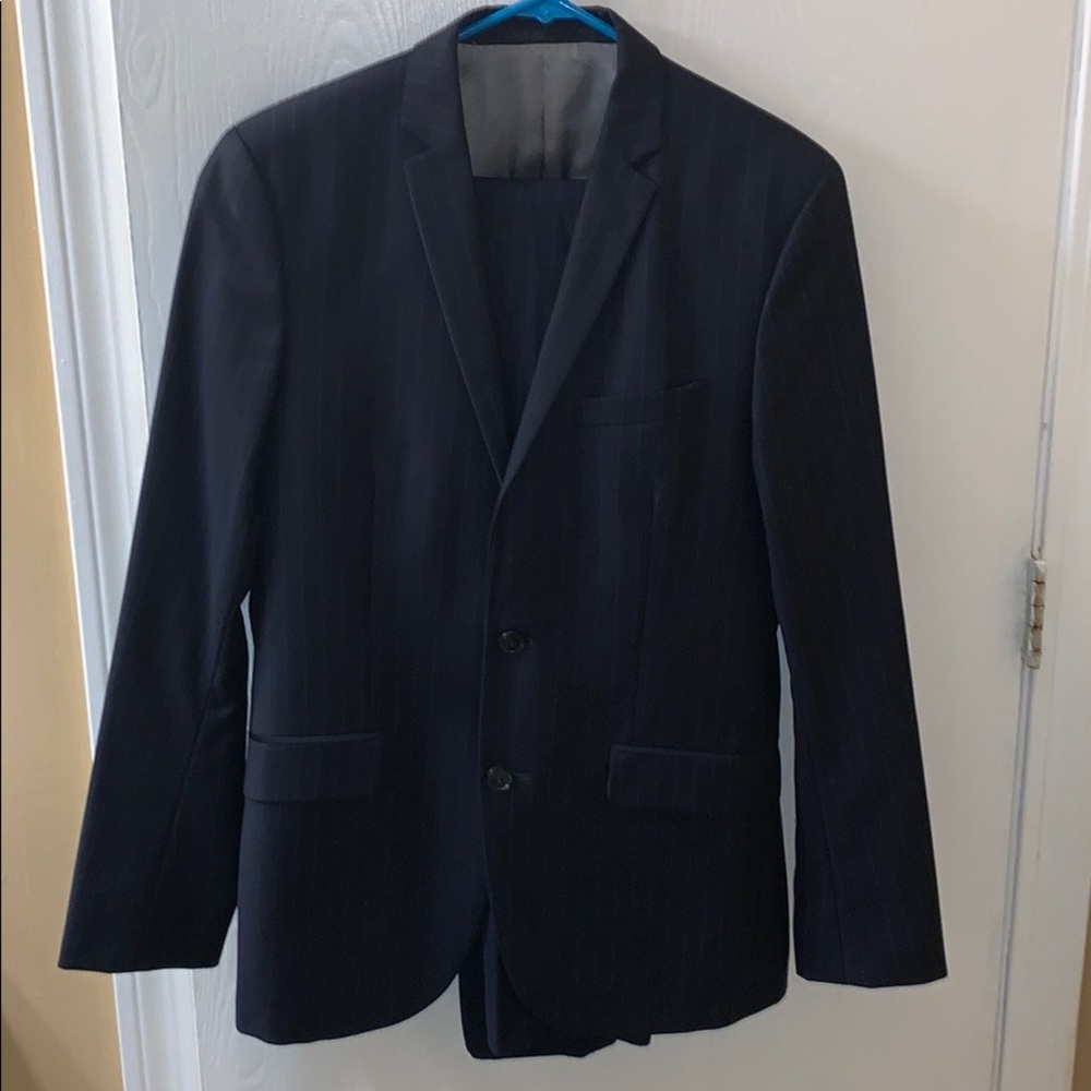 H&M 2 pieces navy blue suit size 36 US.